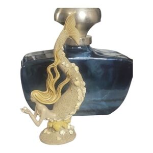Elegant Cream and Gold Sand  Mermaid Sculpture KTE-442